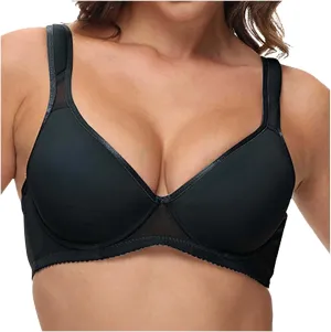 Bras for Women No Underwire V Neck Bralettes for Women Cloud Feel Everyday T Shirt Bra Stretchable Straps Bra