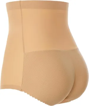 Butt Lifter Panties Padded Underwear for Women High Waist Butt Lifting Padded Control Lace Boyshorts Shapewear