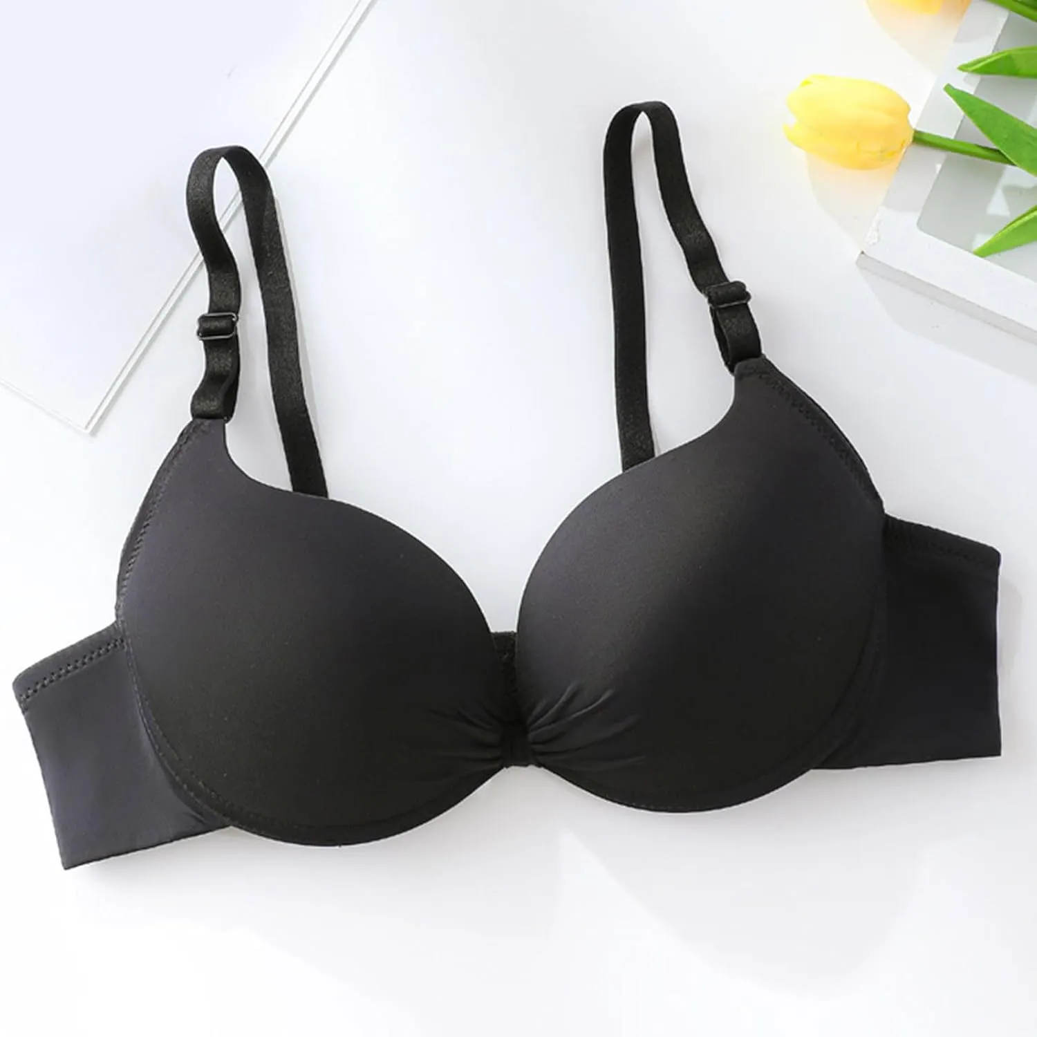 Seamless Bras for Women No Underwire Push Up Bras Comfort Breathable Wireless Smoothing Bras Full Coverage Bra