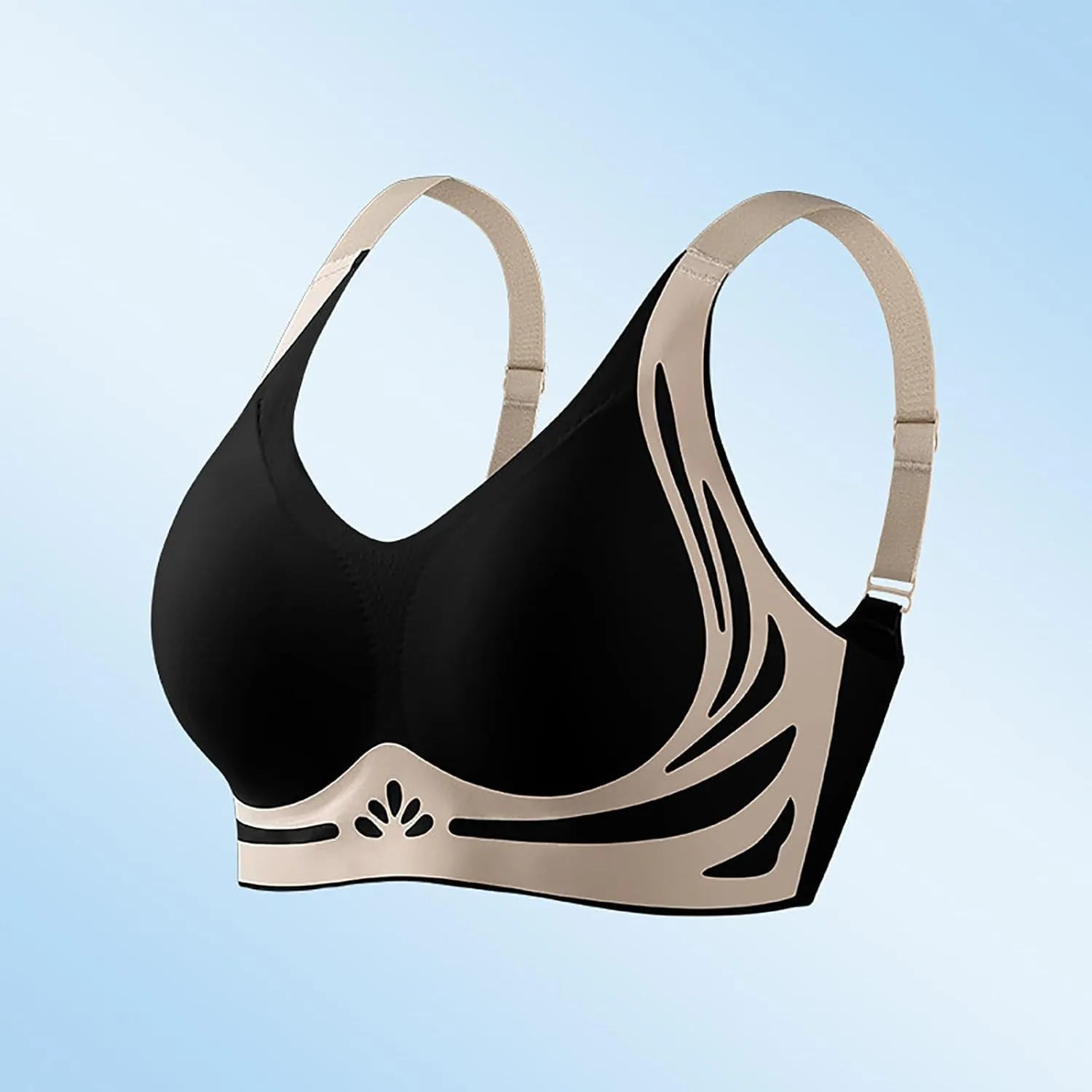 Seamless Sports Bra Wirefree Yoga Bra No Underwire Large Wirefree Bra Push Up Comfortable Breathable Sports Bras