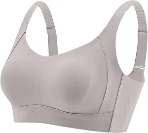 Women's Plus Size Thin No Underwire Bras Lift up Air Bralettes Anti-Sagging Lightweight Bra Comfy Full Coverage Bralette